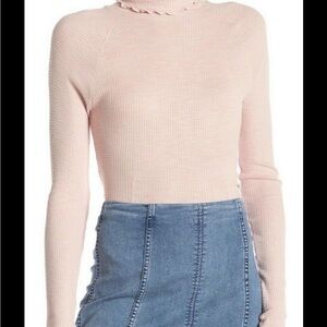Free People Blush Knit Sweater